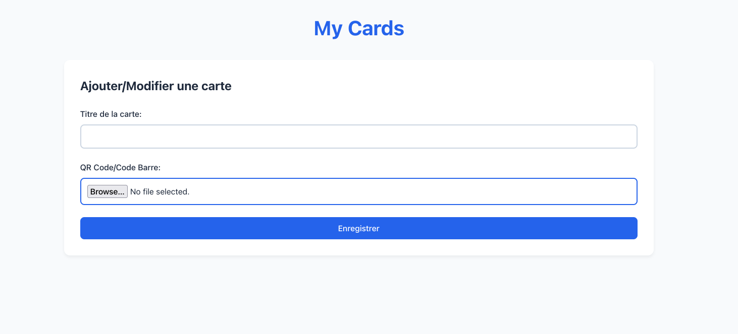 image du siteweb Cards